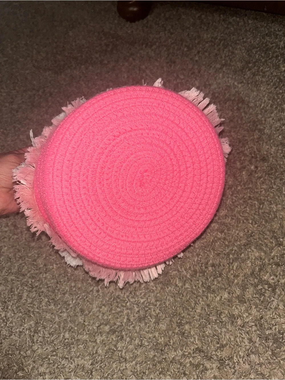 Little Girls Fringe Basket